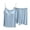 H36 Light Blue, variant on SJLDQY Women's Cami Pajama Sets Camisole Tops and Shorts Loungewear Sets for Women 2 Piece Soft Lightweight Pjs Sets