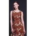thumbnail image 2 of Bimba Robe Longue Débardeur Imprimée Oiseaux pour Femmes, Tenue de Villégiature, Robe de Soirée - XX-Grand, 2 of 5