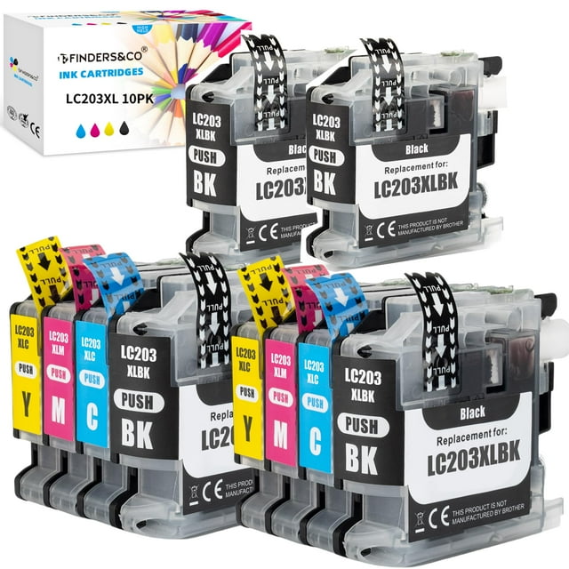 Cartuchos de tinta F FINDERS&CO LC203 LC201XL LC203XL MFC-J460DW