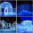 thumbnail image 6 of LED Christmas Lights Indoor Outdoor, 33 Feet 100 LED 8 Modes Waterproof Fairy String Lights, Christmas Twinkle Lights for Garden, Yard, Party, Holiday, Xmas Tree Decorations (Blue, 10M-(100LED)), 6 of 13