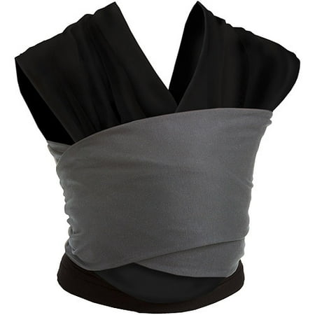Infantino Sync Comfort Wrap Baby Carrier, Black and Grey
