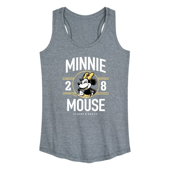 Disney - Minnie Mouse - Classy & Sassy Since '28 - Women's Racerback Tank Top