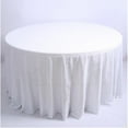 thumbnail image 2 of 47" Round Sequined Tablecloth for Party Wedding Reception Catering Dining Home Table Linens Decor Round Tablecloth Black/White/Rose Gold, 2 of 7