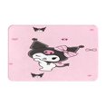 thumbnail image 1 of Felpudo Kuromi decorativo, alfombras antideslizantes lavables para interior y exterior, felpudo navideño para puerta de entrada, baño, cocina, patio, decoración navideña para el hogar, 20 x 31,5, 1 of 7