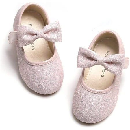 

Toddler Little Girl Dress Shoes - Girl Mary Jane Flats Party School Wedding