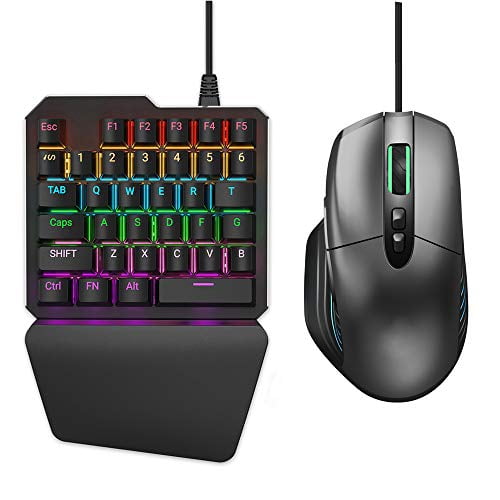 kok grave Videnskab Generic essentials Keyboard and Mouse Set Built in Adapter for PS4/PS3/Xbox  One/Nintendo Switch Support Fortnite Apex Legends - Walmart.com