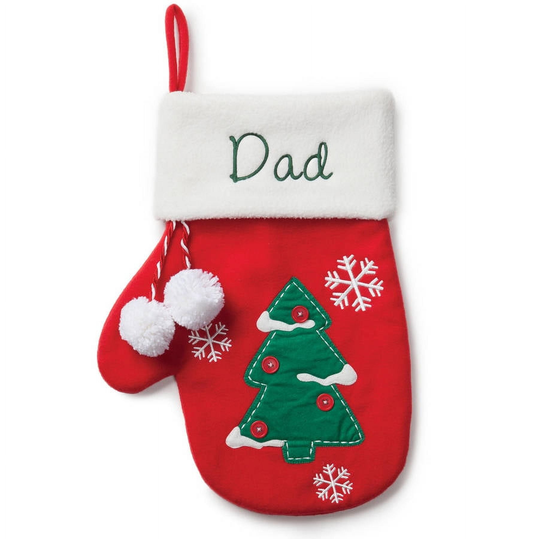 Personalized Winter Mitten Christmas Stocking - Choose between four
