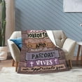 thumbnail image 5 of Pastor Appreciation Gifts, Pastor Blanket, Pastor Gifts for Men, Gifts for Pator Appreciation Day Bible Verse Christian Prayer Religious Throw Blankets 60"x50", 5 of 6
