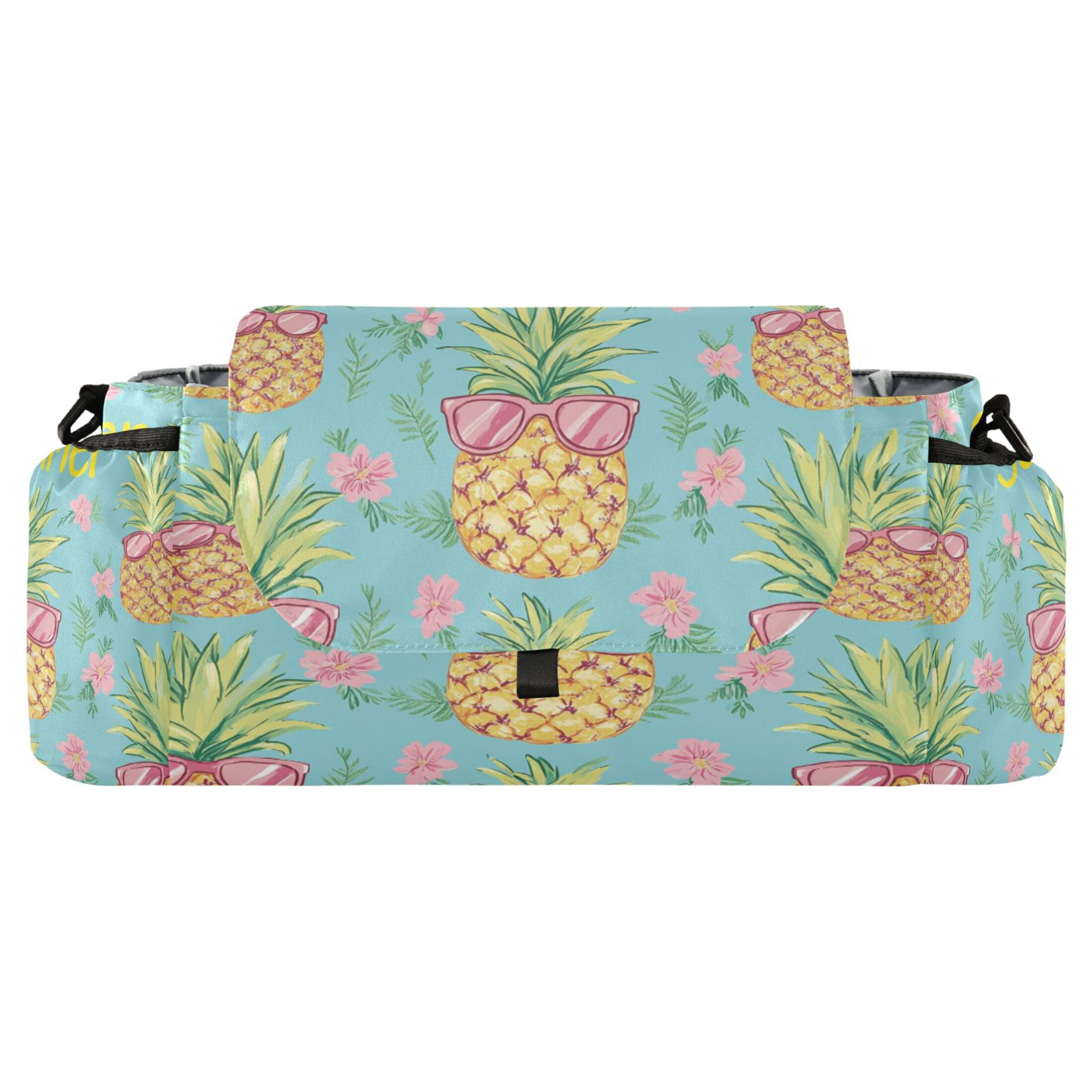 DIXRUYEE Stroller Organizer Pineapple Party Printed