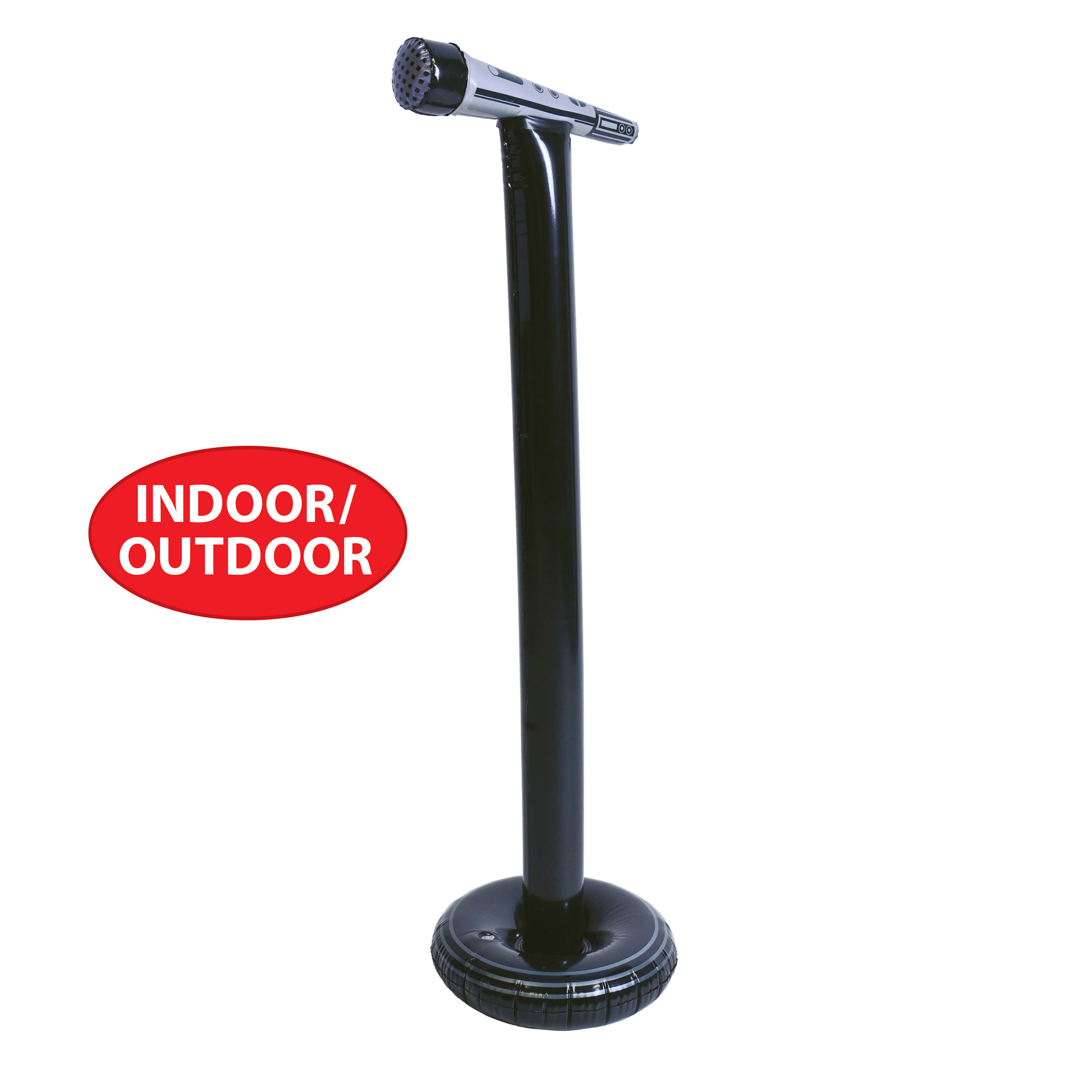 Inflatable Microphone with Stand, 3' 11"