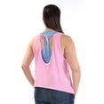 thumbnail image 2 of JESSICA SIMPSON Womens Pink Tie Low Back Do Work Sleeveless Scoop Neck Top  Size: XL, 2 of 2