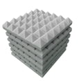 thumbnail image 1 of SDNall 6Pcs Acoustic Foam Stop Absorption Sponge Studio KTV Soundproof, 1 of 9