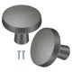 thumbnail image 1 of Uxcell 2-Pack Perillas de Gabinete de Satinado Cepillado, Manijas Redondas Modernas de Aleación de Zinc de 1-1/5" [Gris Oscuro], 1 of 6