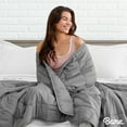 thumbnail image 7 of Bare Home 12lb Weighted Blanket, 48"x72", Light Gray, 7 of 7