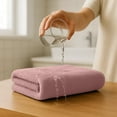thumbnail image 5 of RIVERSIDE Cotton Large Bath Towels 27 x 54 Set of 4 with 600 GSM Soft Absorbent for Hotel & Spa - Dusky Pink, 5 of 8