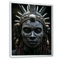 thumbnail image 2 of Designart "Tribal African Masks V" African Tribes Floater Framed Canvas Print, 2 of 7