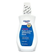 Equate Lustrous White Multi-Action Whitening Rinse, Clean Mint, 32 fl oz