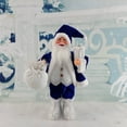 thumbnail image 2 of Oioii Christmas Santa Claus Doll,Holiday Gift, Home Table Decoration Christmas Tree Ornament, Cute Festive Design,Ideal for Living Room/Bedroom Accent, Blue, 2 of 5