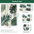 thumbnail image 3 of Dznils Boho Fabric Shower Curtain and Rug Sets, 16pc Modern Abstract Bathroom Curtain Sets, Green, 72" x 72", 3 of 8