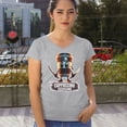 thumbnail image 4 of Cappuccino Assassino Women's V-Neck T-shirt Fun Italian Brainrot Gen Z Alpha Meme, 4 of 7