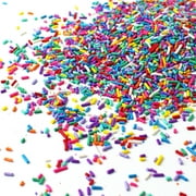 Ultimate Unicorn Rainbow Jimmies| Yellow Red White blue Purple Summer Colorful Candy Sprinkles Mix For Baking Edible Cake Decorations Cupcake Toppers Cookie Decorating Ice Cream Toppings, 2OZ
