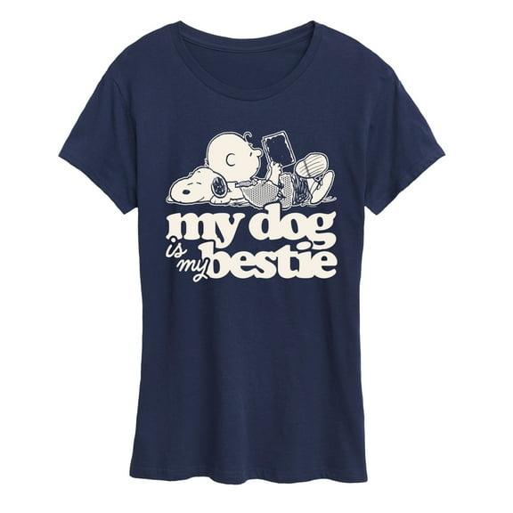 Peanuts - My Dog Is My Bestie - Women's Short Sleeve Graphic T-Shirt