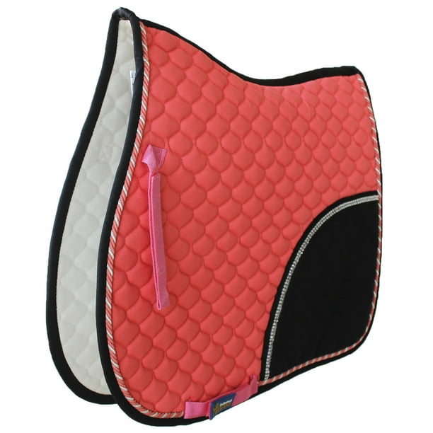 Horse Show All Purpose Quilted ENGLISH SADDLE PAD Trail Contoured 72F30