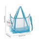 thumbnail image 3 of Transparent Nylon Mesh Cats Bag Portable Pet Bag Foldable Handheld Cats Bag, 3 of 6