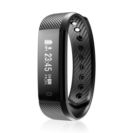 Diggro ID115 Smart Bracelet Bluetooth 4.0 Pedometer Calorie Sleep Monitor Call/SMS Reminder Sedentary Reminder Without Heart Rate for Android (Best Call Blocker For Android Without Ringing)