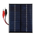 thumbnail image 1 of Labymos 2W 12V Solar Panel with Clips Polycrystalline Silicon Solar Cell DIY Waterproof Camping Portable, 1 of 8