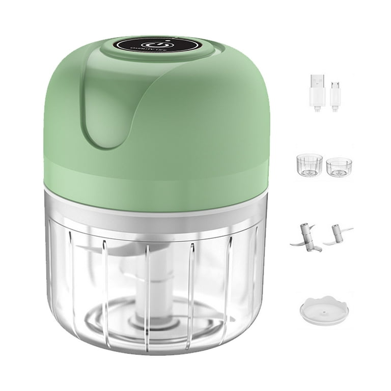 Electric Garlic Chopper With USB charging cable, 100ML cooking machine Onion  Chopper, USB Charging Vegetable Mincer, Electric Mini Chopper, Food  Processor, Kitchen Tools Mini Portable Wireless Food & Nut Chopper for all