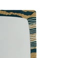thumbnail image 3 of Ambesonne Abstract Fitted Sheet, Modern Stripes Grungy Art, King Size, Dark Teal and Sand Brown, 3 of 5