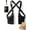 Black, variant on Double Shoulder Armpit Bag for Men, Fashion Leather Double Shoulder Straps Holster Wallet Adjustable Oxford Cloth Underarm