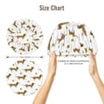 thumbnail image 5 of Kdxio Dachshund Going To Play Tennis Pattern Satin Bonnet Silk Bonnet Hair Bonnet for Sleeping Hair Bonnets for Women Curly Natural Hair, 5 of 6