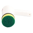 thumbnail image 3 of Cepillo de limpieza eléctrico de 3 engranajes, plástico multifunción inalámbrico con mango extendido, herramienta de limpieza de cepillo eléctrico para cocina, blanco, 800mah, 3 of 12