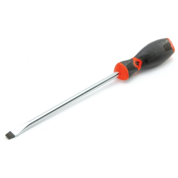 Wilmar W30995 Slotted Screwdriver, 5/16" Tip, With 8" Shaft, Clear Handle