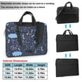 thumbnail image 6 of YFYANG 14 inch Universal Laptop Bag Oxford Cloth Laptop Sleeve, Multi-functional Cute Clouds Dragonfly Texture Pattern Notebook Computer Messenger Bag Handbag, 6 of 8