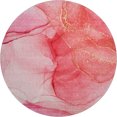 thumbnail image 2 of Addison Rugs Mayfield Washable Transitional Watercolors Pink Round Rug, 8' x 8', 2 of 5