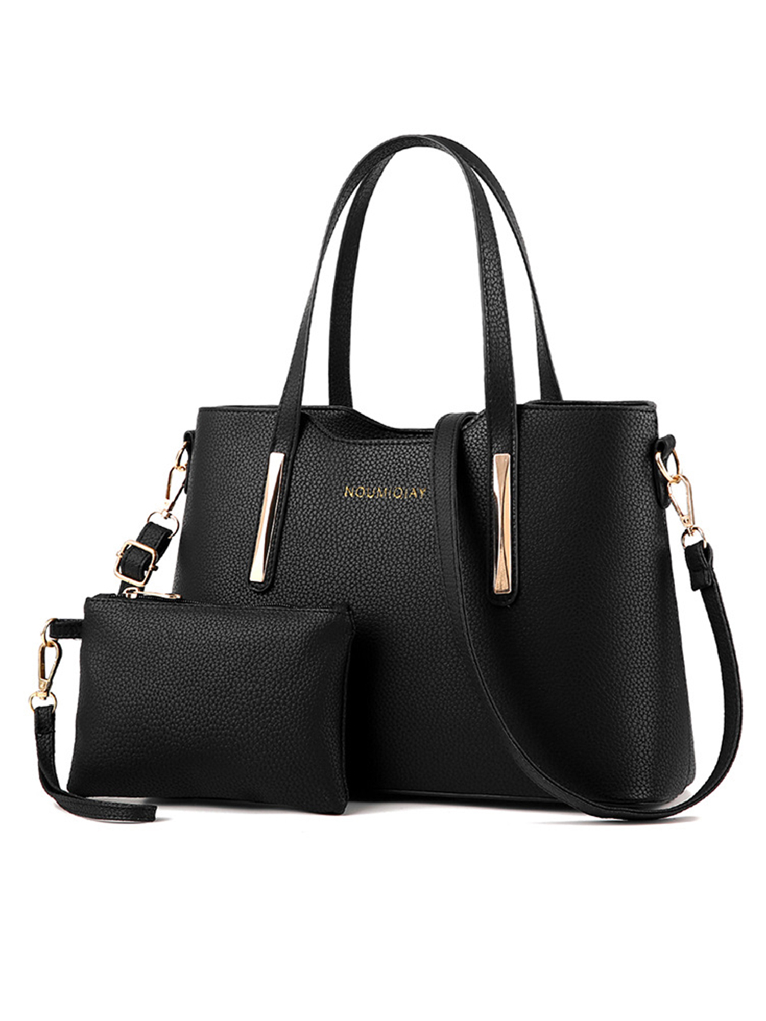 Capreze Women Handbag Large Capacity Shoulder Bags 2PCS Wristlet Tote