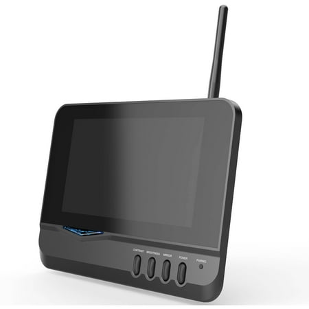 BOYO - Digital Wireless Rearview Camera with 7" Color LCD Monitor - Black