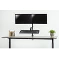 thumbnail image 6 of VIVO Black Dual Monitor Sit-Stand Desk Mount | Holds 2 Screens 17" to 32", 6 of 7