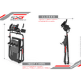 thumbnail image 5 of Extreme Sim Racing Wheel Stand Cockpit Sxt V2 Racing Simulator - Black Edition for Logitech G25, G27, G29, G920, Thrustmaster, Fanatec, Simagic, Playstation, Xbox, PC, 5 of 13