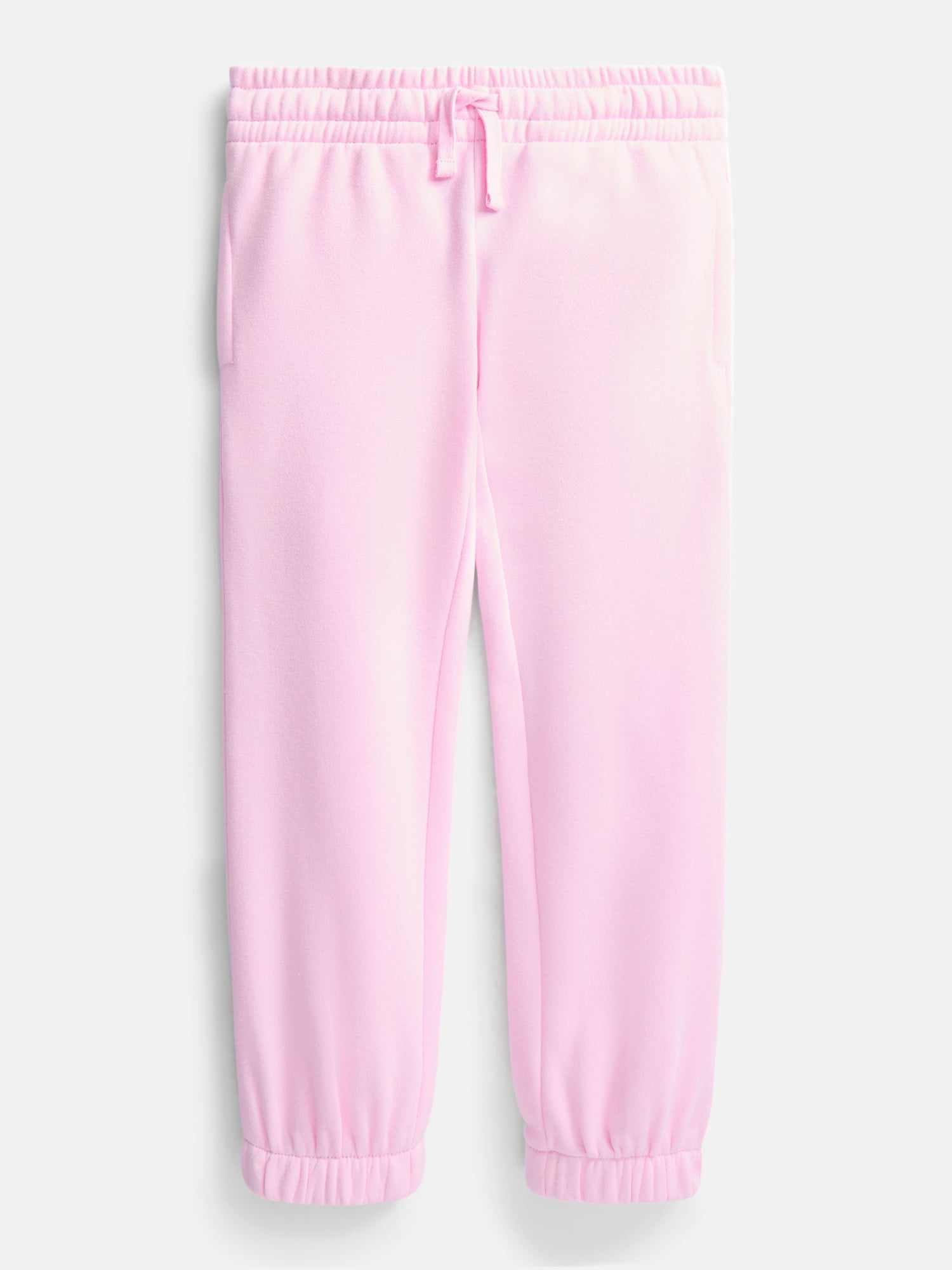 Athletic Works Girl's Active Fleece Crewneck Sweatshirt and Fleece Jogger Sweatpants Set, 2-Piece, Sizes 4-18 & Plus