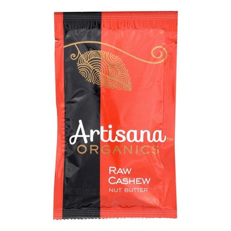 Artisana Organic Raw Cashew Butter Squeeze Packs 1 06 Oz