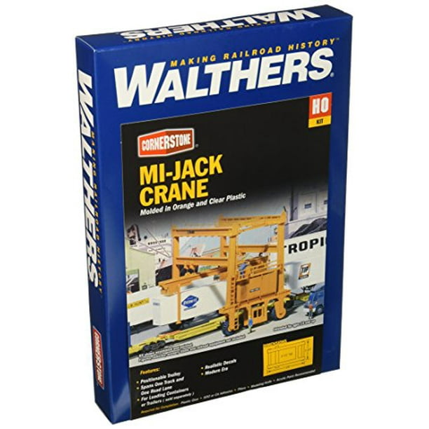 Walthers Cornerstone HO Scale Model MiJack Translift Intermodal Crane
