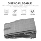 thumbnail image 3 of Zapatera Plegable Bajo Cama Para 12 Pares, Gris Oxford, 3 of 7