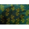 thumbnail image 4 of oneOone Cotton Silk Fabric Leaves & Floral Block Printed Craft Fabric BTY 42 Inch Wide, 4 of 4