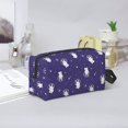 thumbnail image 6 of Uemuo Astronaut Rabbit Pattern Portable Toiletry Bags with Handle, Waterproof travel Make up Bags for Women, Large Capacity Travel Cosmetic Bags, 6 of 9