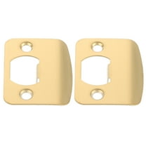 LEORX Reinforced Door Strike Plate Corrosion Resistance 2Pcs