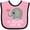 Pink and Black, variant on Inktastic My Abuelita Loves Me Boys or Girls Baby Bib